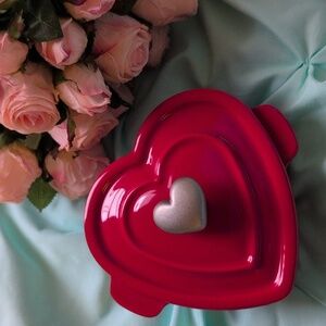 Valentine's Day 💘 Smith And Clark 0.5Qt Heart-Shaped Dutch Oven